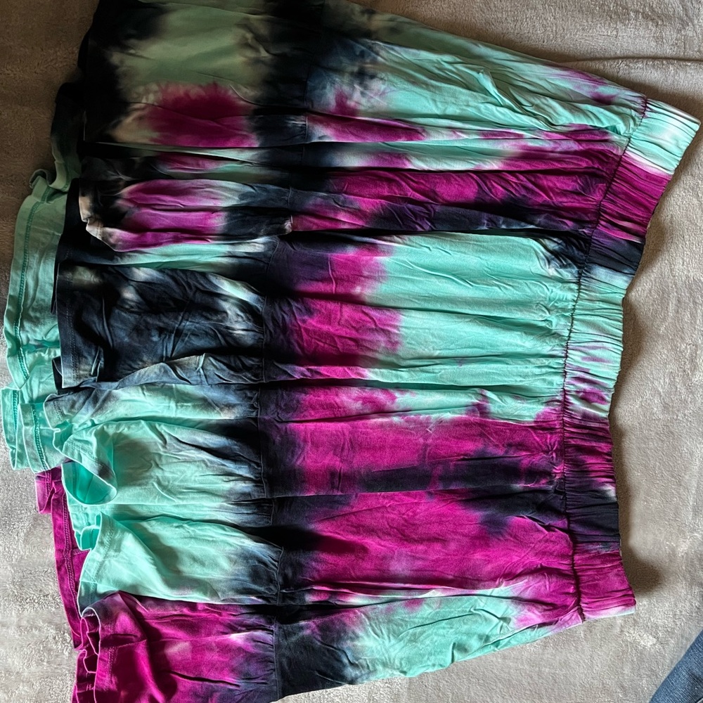 Vibrant Tie-Dye Skirt